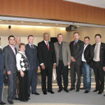 The delegation with Howard Lee, former mayor of Chapel Hill.