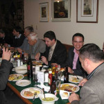 A Southern dinner, family style, at Mama Dip's in Chapel Hill.