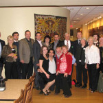 Guests and hosts in a final photo.