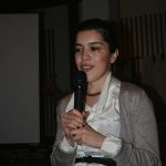 The group's facilitator, Monica Kalandia, thanks the club for their hospitality and educational program at the Farewell Dinner at the Taste of Thai The group's facilitator, Monica Kalandia, thanks the club for their hospitality and educational program at the Farewell Dinner at the Taste of Thai