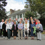 Everyone pauses for a group photo before touring Reynolda House. Everyone pauses for a group photo before touring Reynolda House.